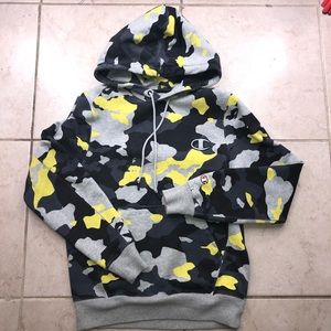 Champion camo print hoodie